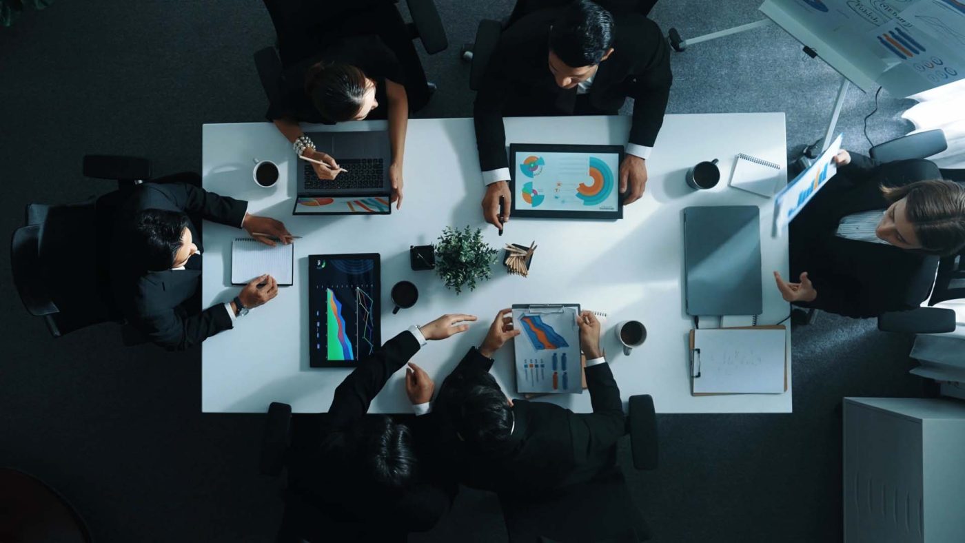 Time lapse of diverse marketing team prepare for business meeting. Directorate.